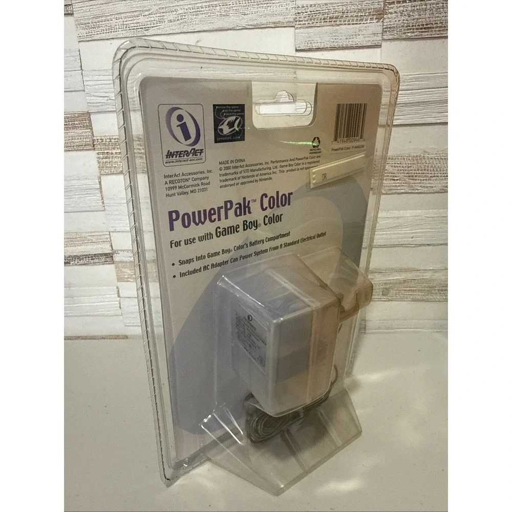 PowerPak Color For Game Boy Color Performance AC Adaptor NEW SEALED